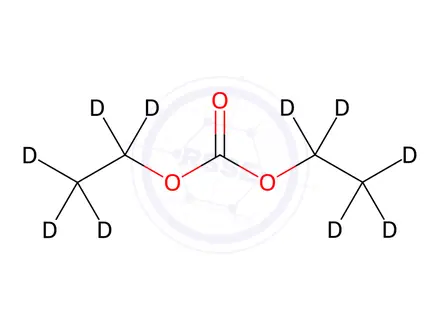 Chemical structure of Diethyl-D10 carbonate