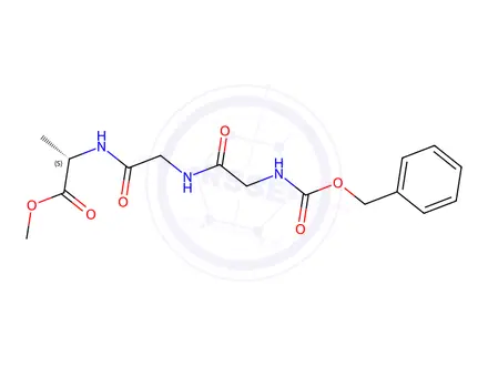 Chemical structure of (S)-Methyl 11-methyl-3,6,9-trioxo-1-phenyl-2-oxa-4,7,10-triazadodecan-12-oate