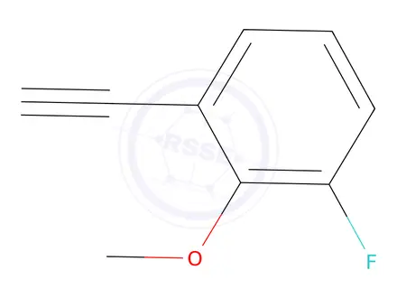 Chemical structure of 1-Ethynyl-3-fluoro-2-methoxybenzene