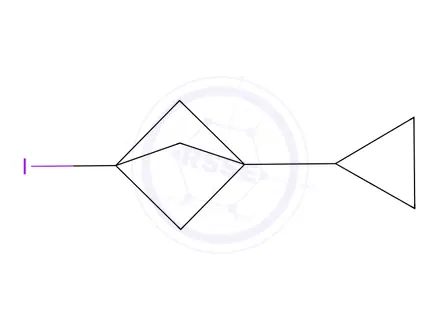 Chemical structure of 1-cyclopropyl-3-iodo-bicyclo[1.1.1]pentane