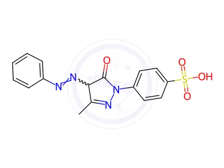 Chemical structure of Sunset Yellow FCF Impurity 10 Monomer (Acid Yellow 11 Monomer)