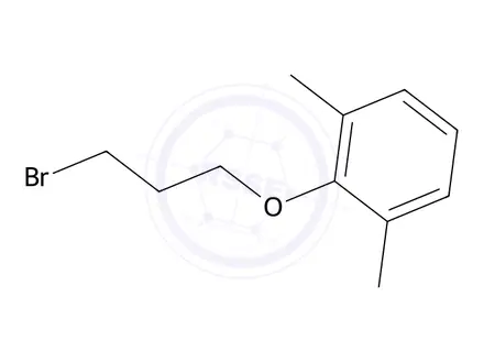 Chemical structure of 2-(3-bromopropoxy)-1,3-dimethylbenzene