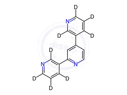 Chemical structure of Nicotelline-d8