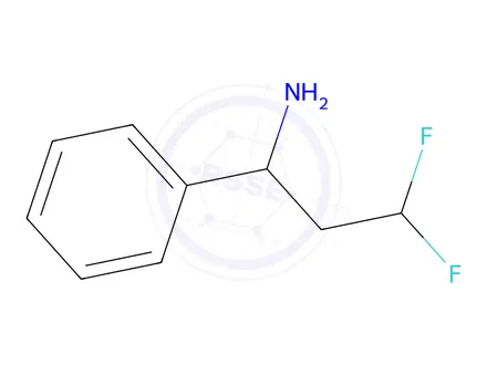Chemical structure of 3,3-Difluoro-1-phenylpropan-1-amine
