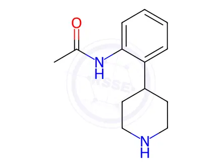 Chemical structure of N-(2-(piperidin-4-yl)phenyl)acetamide