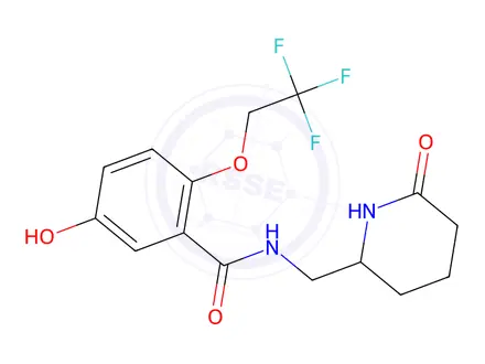 Chemical structure of meta-O-dealkylated Flecainide lactam