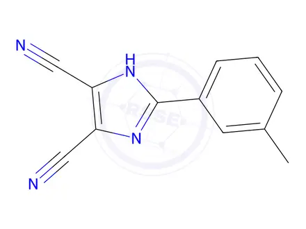 Chemical structure of 2-(m-Tolyl)-1H-imidazole-4,5-dicarbonitrile