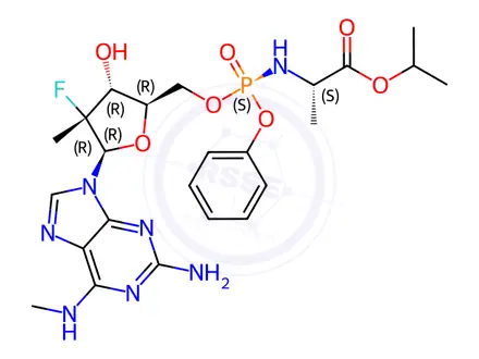 Chemical structure of Bemnifosbuvir