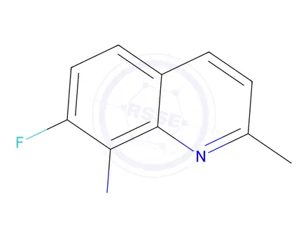Chemical structure of 7-Fluoro-2-methylquinolin-8-amine