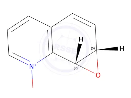 Chemical structure of QUINOLINE-7,8-OXIDE-N-OXIDE