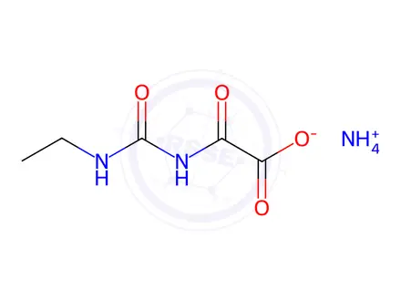 Chemical structure of Acetic acid, (((ethylamino)carbonyl)amino)oxo-, monoammonium salt