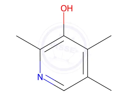 Chemical structure of 2,4,5-Trimethyl-3-pyridinol, >98%