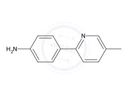 Chemical structure of 4-(5-Methylpyridin-2-yl)aniline