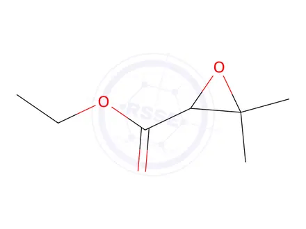 Chemical structure of Oxiranecarboxylic acid, 3,3-dimethyl-, ethyl ester, (-)-(9CI)