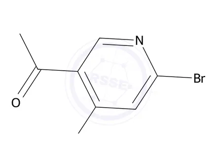 Chemical structure of 1-(6-Bromo-4-hydroxypyridin-3-yl)ethanone
