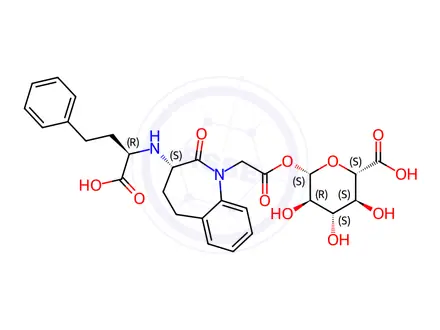 Chemical structure of 1'-epi-Benazeprilat Acyl-β-D-Glucuronides