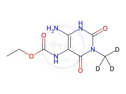 Chemical structure of Uracil Impurity 112-d3