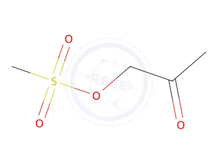 Chemical structure of 1-methylsulfonyloxypropan-2-one