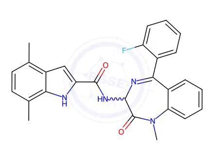 Chemical structure of Devazepide Impurity 80