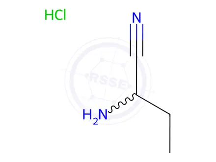 Chemical structure of 2-Aminobutanenitrile Hydrochloride