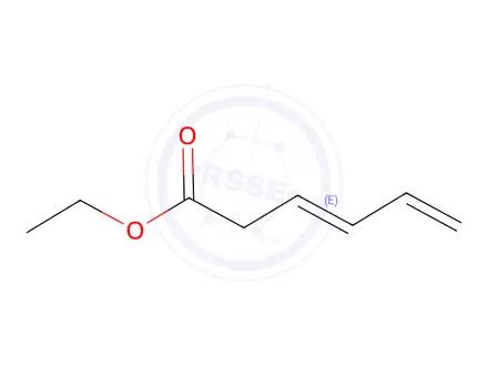 Chemical structure of (E)-Ethyl hexa-3,5-dienoate