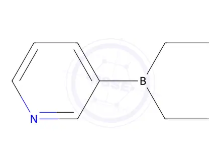 Chemical structure of Diethyl(3-pyridyl)borane