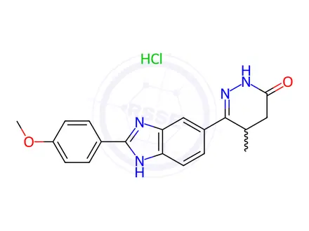 Chemical structure of Pimobendan hydrochloride