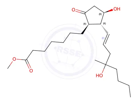 Chemical structure of Misoprostol