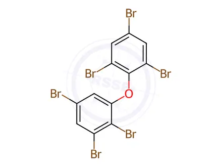 Chemical structure of 2,2',3,4',5,6'-Hexabromodiphenyl Ether