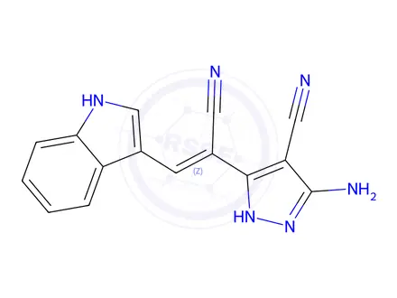 Chemical structure of TYRPHOSTIN AG 1112