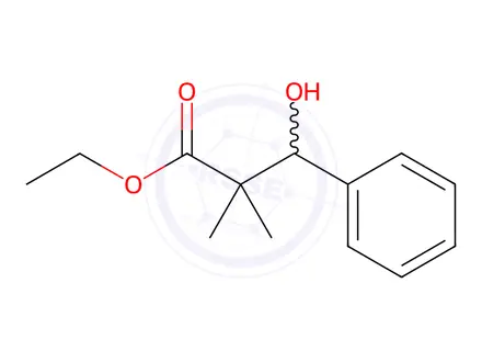 Chemical structure of ethyl 3-hydroxy-2,2-diMethyl-3-phenylpropanoate