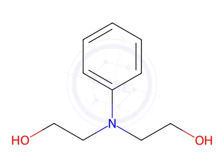 Chemical structure of N-Phenyldiethanolamine
