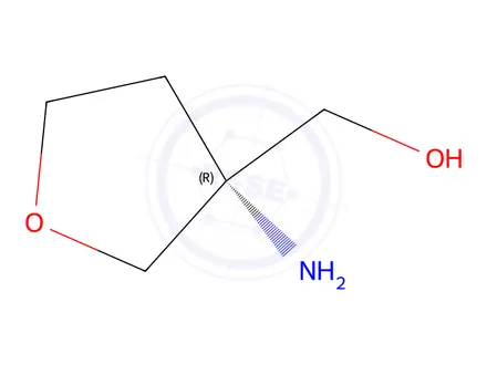Chemical structure of (R)-(3-Aminotetrahydrofuran-3-yl)methanol
