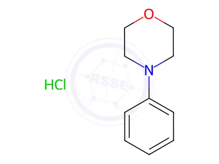 Chemical structure of N-phenylmorpholine hydrochloride
