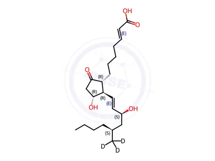 Chemical structure of Limaprost-d3