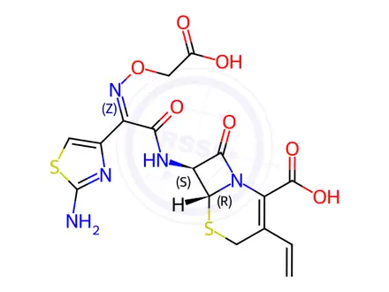 Chemical structure of Cefixime EP Impurity C