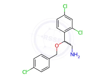 Chemical structure of Econazole Nitrate Impurity 2 (Econazole Nitrate EP Impurity B)