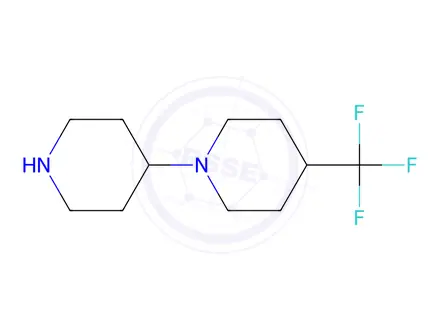 Chemical structure of 4-(Trifluoromethyl)-1,4'-bipiperidine