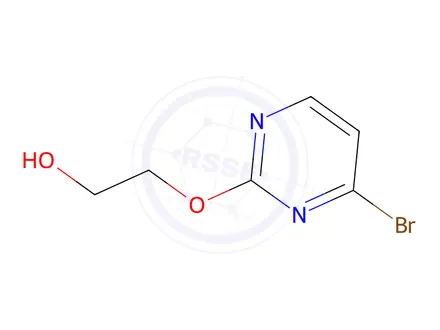 Chemical structure of 2-((4-bromopyrimidin-2-yl)oxy)ethanol