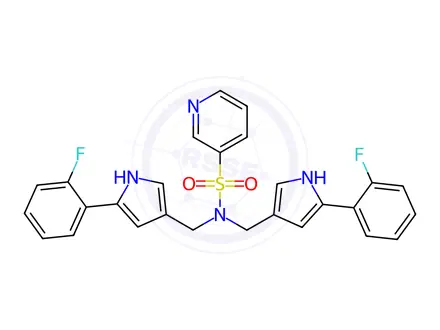 Chemical structure of Vonoprazan Impurity 349