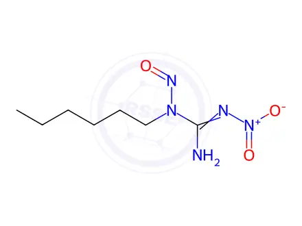 Chemical structure of 1-Hexyl-3-nitro-1-nitrosoguanidine