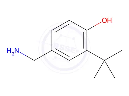 Chemical structure of 4-(Aminomethyl)-2-(tert-butyl)phenol