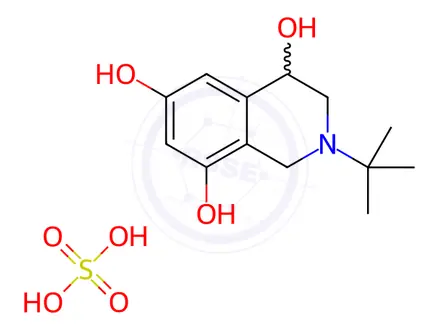 Chemical structure of Terbutaline EP Impurity B Hemisulphate