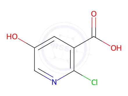 Chemical structure of 2-Chloro-5-hydroxynicotinic acid
