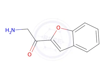 Chemical structure of 2-Amino-1-(benzofuran-2-yl)ethan-1-one