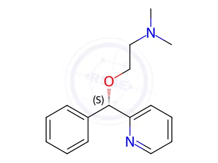 Chemical structure of (S)-Desmethyl Doxylamine