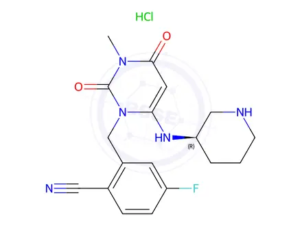 Chemical structure of Trelagliptin Impurity 7 HCl