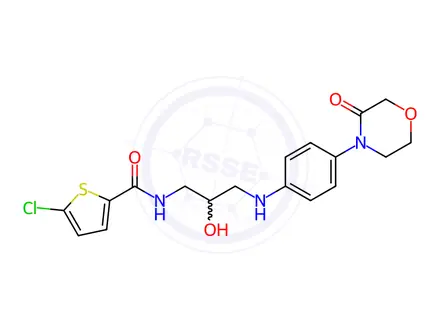 Chemical structure of Rivaroxaban Descarbonyl Impurity