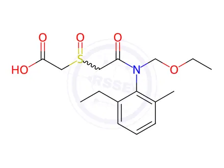 Chemical structure of Acetochlor SAA