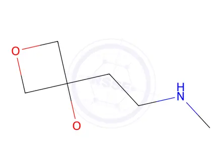 Chemical structure of 2-(3-Isopropoxyoxetan-3-yl)-N-methylethan-1-amine